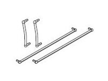 G Piko Ersatzteile D DB Dampflokomotive BR 24 Griffstangen Führerhaus, etc......................................