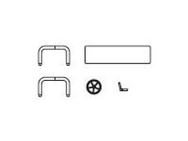 G Piko Ersatzteile D DR Dampflokomotive BR 95, Öl, Rauchkammertür Anbauteile, etc..............................