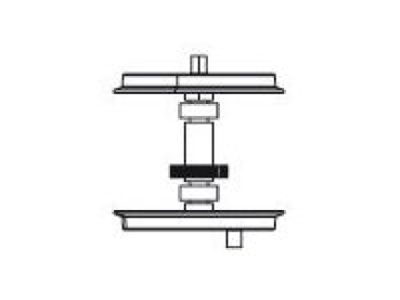 G Piko Ersatzteile D DR Dampflokomotive BR 95, Radsatz A Getriebe vorne, etc.................................