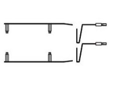 G Piko Ersatzteile D DR Dampflokomotive BR 95, Schleifkohlen mit Anschlusskontakt Getriebe vorn, etc..........................