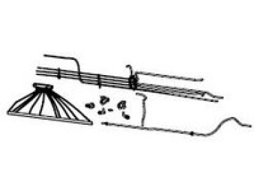 G Piko Ersatzteile D DR Dampflokomotive BR 95, Öl, Kesselleitungen links, etc.....................................