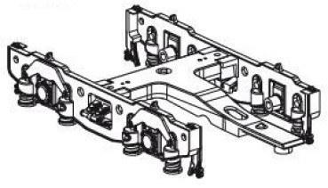 G Piko Ersatzteile D DR Dampflokomotive BR 50, Drehgestell hinten Tender, etc...........................................