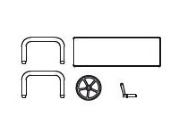 G Piko Ersatzteile D DR Dampflokomotive BR 50, Rauchkammertür Anbauteile, etc...........................................