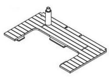 G Piko Ersatzteile D DR Dampflokomotive BR 50, Bodenplatte Führerstand, etc..........................................