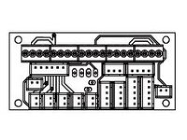 G Piko Ersatzteile D DR Dampflokomotive BR 50, Leiterplatte mit Klemmleiste , Lokomotive, etc................................