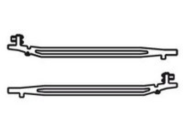 G Piko Ersatzteile D DR Dampflokomotive BR 50, Gleitbahn links, rechts, etc.....................................