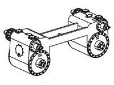 G Piko Ersatzteile D DR Dampflokomotive BR 50, Zylinder, etc.....................................