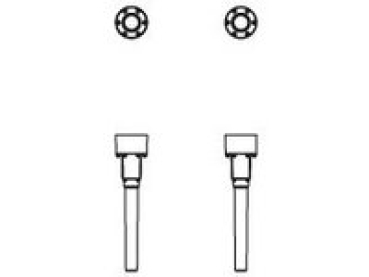 G Piko Ersatzteile D DR Dampflokomotive BR 50, Kolbenstangen, etc.............................