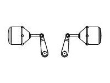 G Piko Ersatzteile D DR Dampflokomotive BR 50, Bremszylinder rechts, links, etc........................................