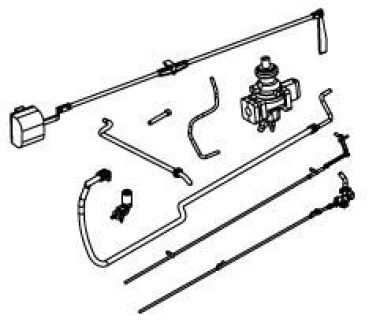 G Piko Ersatzteile D DB Dampflokomotive BR 50, Kesselanbauteile rechts, etc.......................................