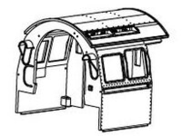 G Piko Ersatzteile D DRG Dampflokomotive BR 50, Führerhaus, etc..................................