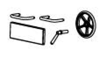 G Piko Ersatzteile D DR Dampflokomotive BR 50, Rauchkammertür Anbauteile, etc.....................................