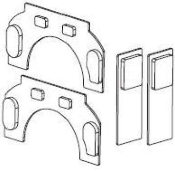 G Piko Ersatzteile D DR Dampflokomotive BR 94, Fenster 3teilig, etc......................................