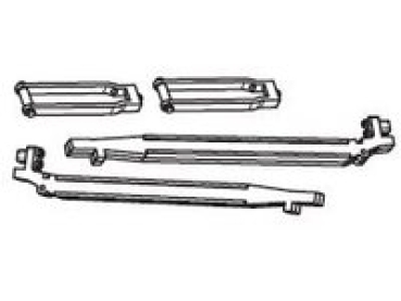 G Piko Ersatzteile D DR Dampflokomotive BR 94, Gleitbahn rechts und links, Fangbügel, etc.........................