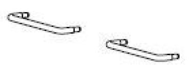 G Piko Ersatzteile D DB Dampflokomotive BR 94, Ep.III, Handstangen Kohleaufsatz DB, St.2x, etc..............................