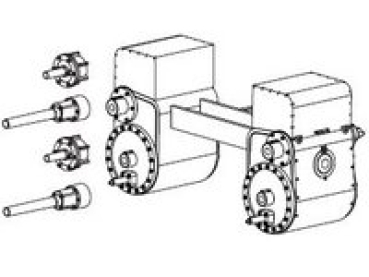 G Piko Ersatzteile D DB Dampflokomotive BR 94, Ep.III, Zylinder, etc.....................................