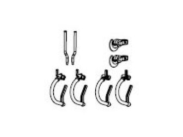 G Piko Ersatzteile D DR Dampflokomotive BR 91.3, Ep.III, Kuppelhaken, Bremsschläuche, Handstangen, Pufferbohle, etc.....................