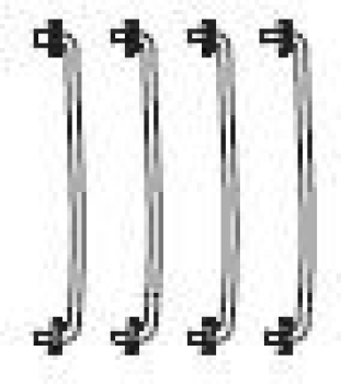 G Piko Ersatzteile D DB VT 11.5, Ep.III, Handstangen, St.4x, etc......................