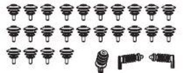 G Piko Ersatzteile D DB Elektrotriebwagen " Gläserne ", Ep.IV, Isolatoren, etc..................