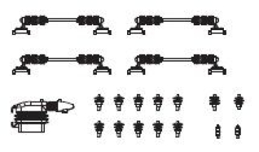 G Piko Ersatzteile D DR Elektrolokomotive E 94, Ep.III, Isolatoren/ Pfeifen, etc....................