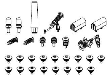 G Piko Ersatzteile D DB Elektrolokomotive E 03, Ep.IV, Isolatoren, etc....................