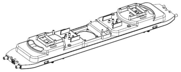 G Piko Ersatzteile D PRI  Elektrolokomotive BR 103, Ep.VI, Rahmen, etc....................