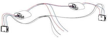 G Piko Ersatzteile D PRI Diesellokomotive NOHAB, Ep.V, Getriebekabeleinheit mit Stecker, etc.....................