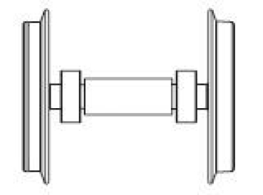 G Piko Ersatzteile D PRi Diesellokomotive NOHAB, Ep.V, Radsatz CR/ KL mit Buchse, etc..........................