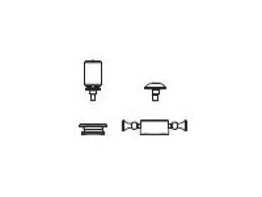 G Piko Ersatzteile D DB Diesellokomotive V 260, Ep.IV, weinrot, Dachkleinteile, etc.......................