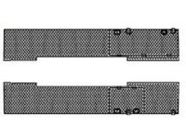 G Piko Ersatzteile D DB Diesellokomotive V 260, Ep.IV, weinrot, Abdeckplatte Ballastgewicht links- rechts, etc.......................