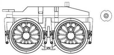 G Piko Ersatzteile D DB Diesellokomotive BR 362, " Railion ", Ep.VI, rot, Motorgetriebe, etc.......................