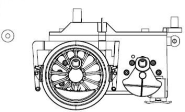 G Piko Ersatzteile D DB Diesellokomotive V 36, Ep.III, schwarz, Anbaugetriebe, etc..................