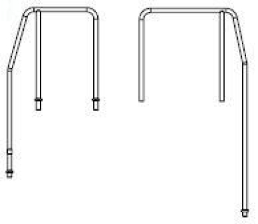 G Piko Ersatzteile D DB Diesellokomotive BR 362, " Railion ", Ep.VI, rot, Handläufe, etc.................