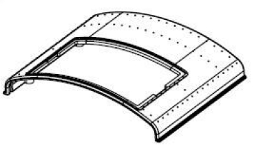 G Piko Ersatzteile D DB Diesellokomotive mit Kanzel, V 36, Ep.III- IV, L= 370mm, Führerhausdach, etc................