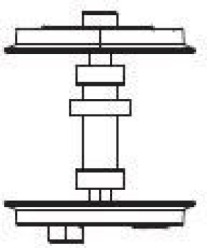 G Piko Ersatzteile D DB Diesellokomotive V 20, 2A, Ep.III, Radsatz mit Zahnrad, etc...........................