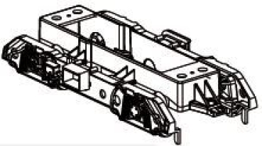 G Piko Ersatzteile D DR Diesellokomotive BR 118, 4A, Ep.IV, Zierstreifen, Drehgestellblende vorne, etc...................... -