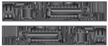 G Piko Ersatzteile D DR Diesellokomotive BR 132 478- 9, 6A, Ep.IV, Lumilla, Maschinenraumimitation, etc...........................