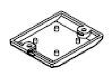 G Piko Ersatzteile D DDR DR Diesellokomotive BR 106, 4A, Ep.IV, gelb, L= 412mm, Abdeckung Reedkontaktplatine, etc.....................