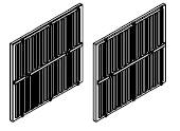 G Piko Ersatzteile D PRI Diesellokomotive BR 346, 4A, Ep.VI, Pressnitztalbahn, blau, L= 412mm, Lüfterjalousie, St.2x, etc....................