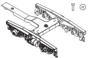G Piko Ersatzteile DDR DR Rekowagen, 4A, Kl.2, Ep.IV, grün, Drehgestell mit Achsgeneratur, etc.............................