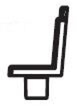 G Piko Ersatzteile D DB IC Steuerwagen, 4A, Kl.2, Ep.VI, Sitz, etc..........................