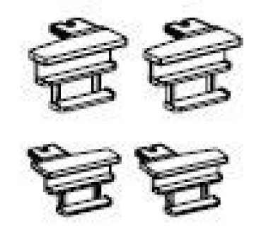 G Piko Ersatzteile D DR Reko- Packwagen, 3A, Ep.IV, grün, Treppe rechts und links, etc........................