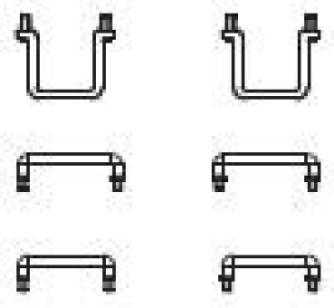 G Piko Ersatzteile D DB Schiebeplanenwagen 4A, Ep.V, rot " Cargo ", Griffstangen, Aufstiegstritt, etc......................