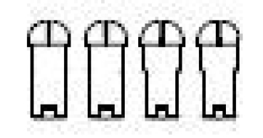 G Piko Ersatzteile DDR DR Kübelwagen mit Kokskübel, 2A, Ep.IV, grün, Bolzen St.4x, etc................