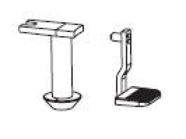 G Piko Ersatzteile DDR DR Packwagen, grün, 2A, Ep.IV, Rangiergriff, Abortrohr, etc......................