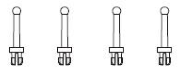 G Piko Ersatzteile US Dampflokomotive " Union Pacific ", Flaggenhalter, etc..............