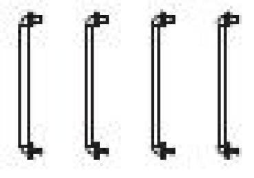G Piko Ersatzteile US Dampflokomotive mit Tender, Mini Mogul D & RGW, Nr. 218, Handstangen Tender, St.4x, etc.......................