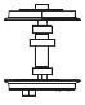 G Piko Ersatzteile US Dampflokomotive mit Tender, Mogul, " Union Pacific ", Nr. 4612, 0- 6- 0, Radsatz mit Zahnrad, etc......................