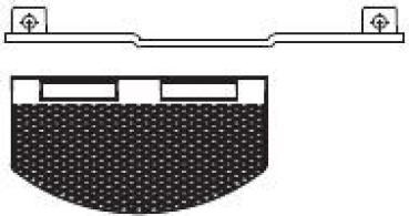 G Piko Ersatzteile US CNJ Schlepptenderlokomotive, Blue Comet, 2- 6- 0, Nr. 592, Blende- Tenderblech. schwarz, etc...............