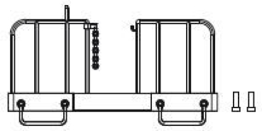 G Piko Ersatzteile US D & RGW Personenwagen, 4A, L=365mm, Pufferbohlen mit Bühnengeländer, etc.............